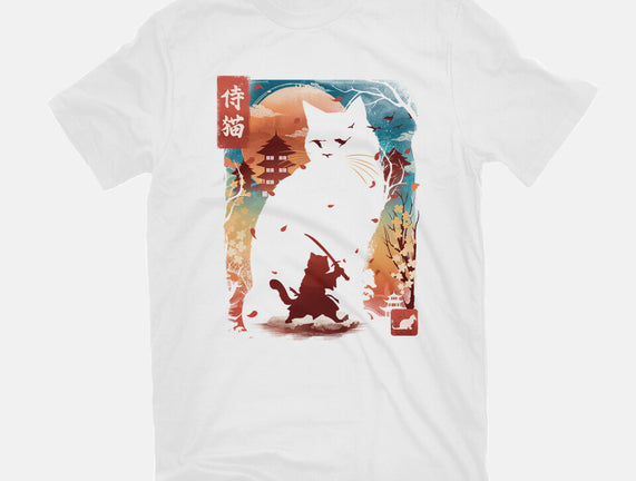 Samurai Cat Landscape