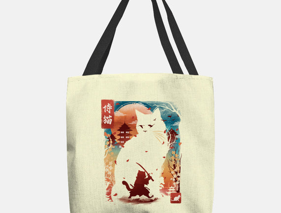 Samurai Cat Landscape