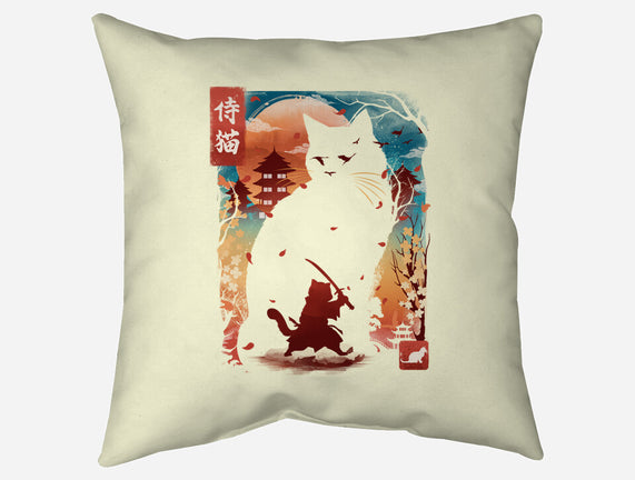 Samurai Cat Landscape