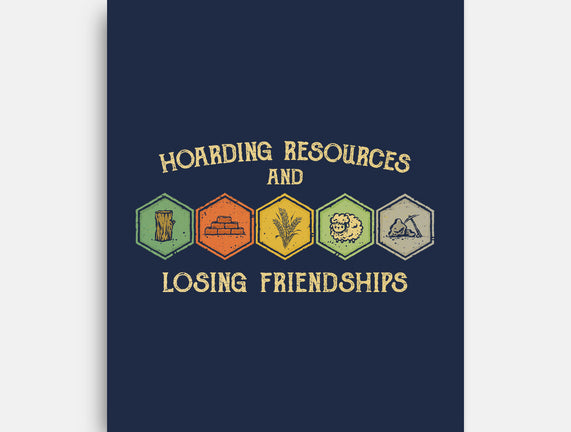Hoarding Resources And Losing Friends