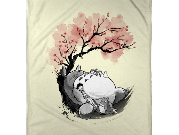Sakura Neighbor Sumi-e