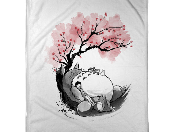 Sakura Neighbor Sumi-e