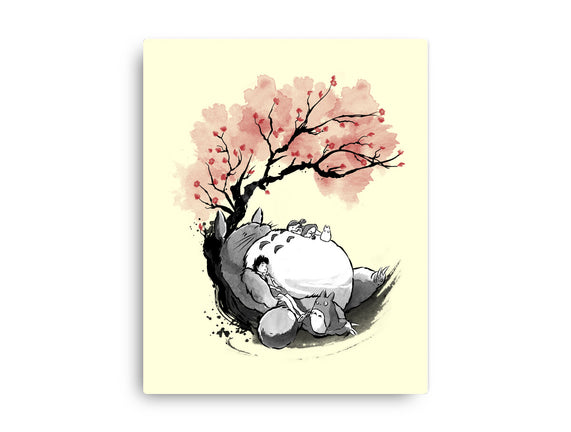 Sakura Neighbor Sumi-e