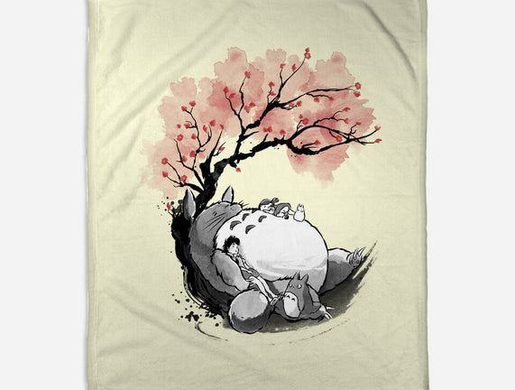 Sakura Neighbor Sumi-e