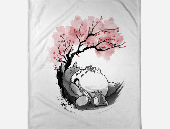 Sakura Neighbor Sumi-e