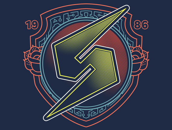 Neon Line-Art Samus Emblem