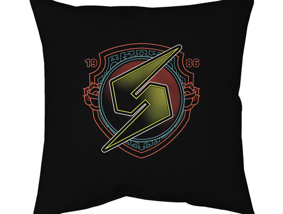 Neon Line-Art Samus Emblem
