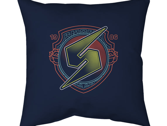 Neon Line-Art Samus Emblem