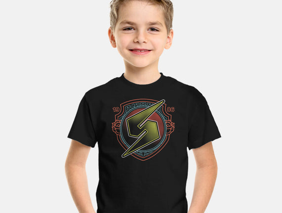 Neon Line-Art Samus Emblem