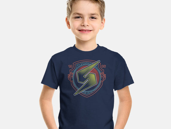 Neon Line-Art Samus Emblem