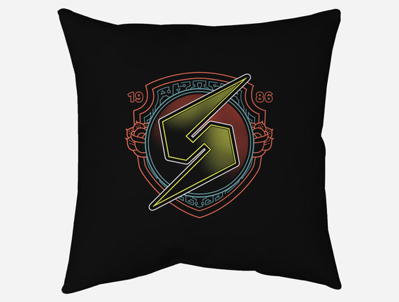 Neon Line-Art Samus Emblem