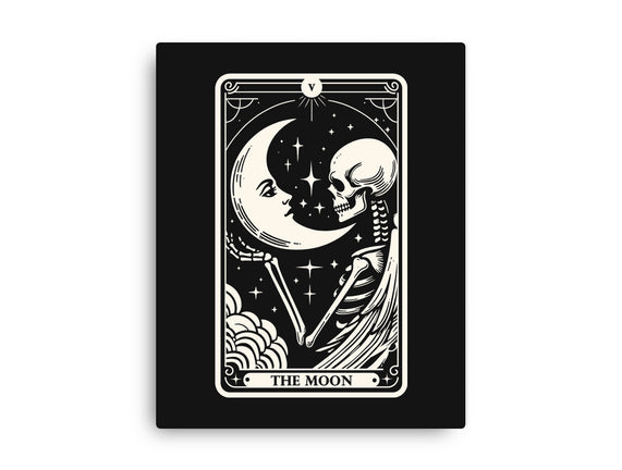 The Moon Tarot Skull