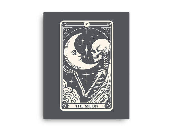 The Moon Tarot Skull