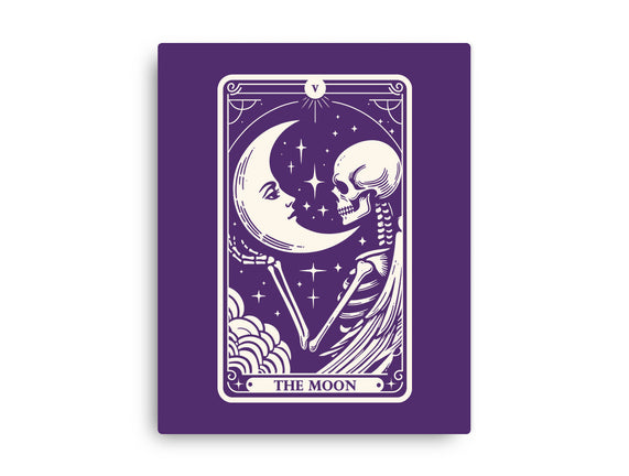 The Moon Tarot Skull