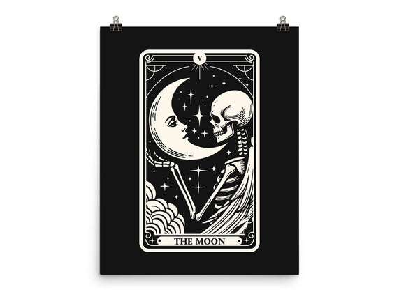 The Moon Tarot Skull