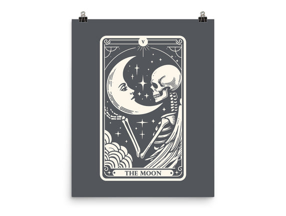 The Moon Tarot Skull