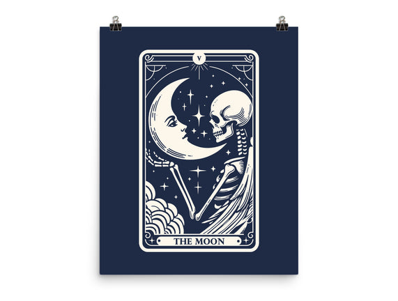 The Moon Tarot Skull