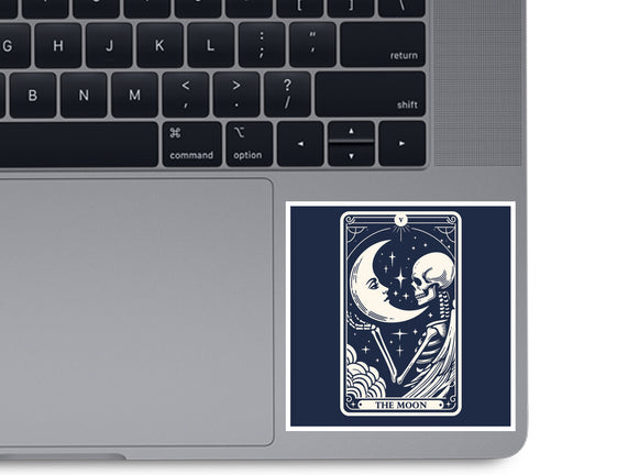 The Moon Tarot Skull