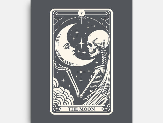 The Moon Tarot Skull