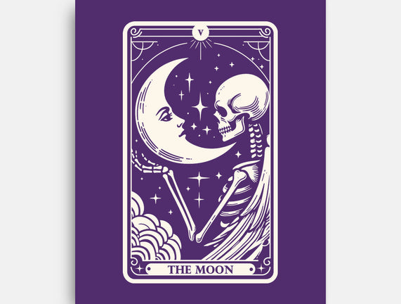 The Moon Tarot Skull