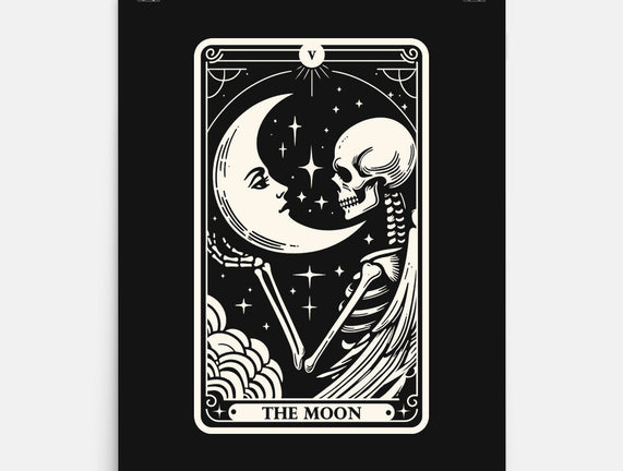The Moon Tarot Skull