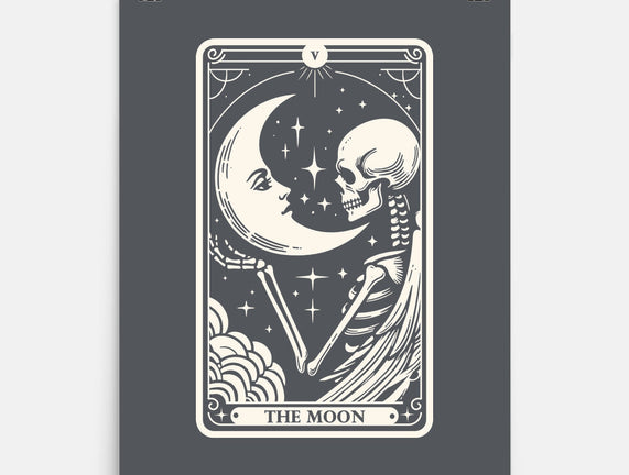 The Moon Tarot Skull