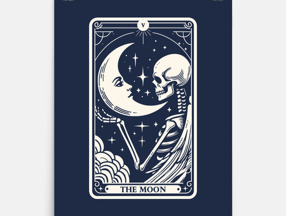 The Moon Tarot Skull
