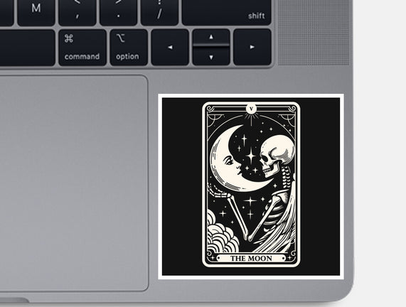 The Moon Tarot Skull