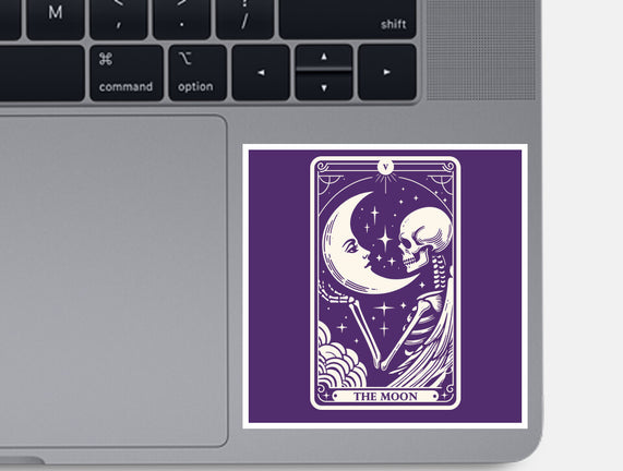 The Moon Tarot Skull