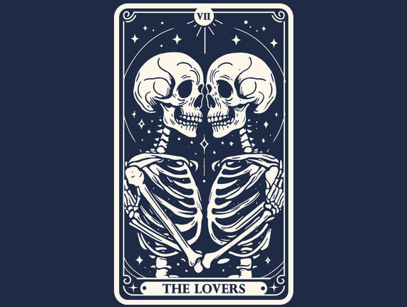 The Lovers Tarot Skull