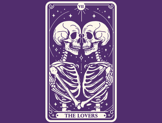 The Lovers Tarot Skull