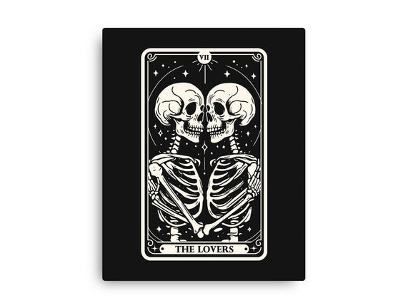 The Lovers Tarot Skull