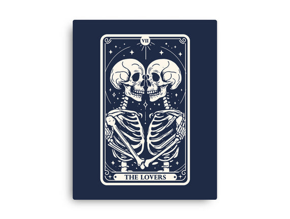 The Lovers Tarot Skull