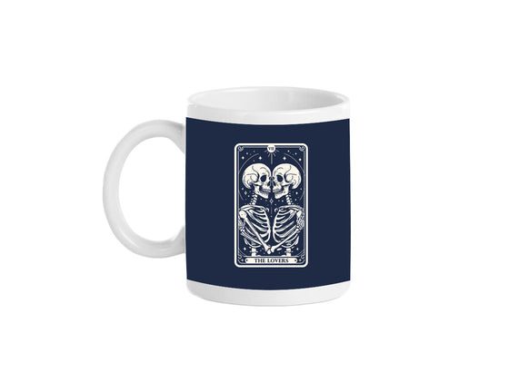 The Lovers Tarot Skull