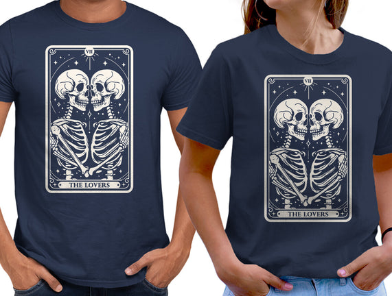 The Lovers Tarot Skull