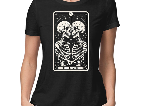 The Lovers Tarot Skull