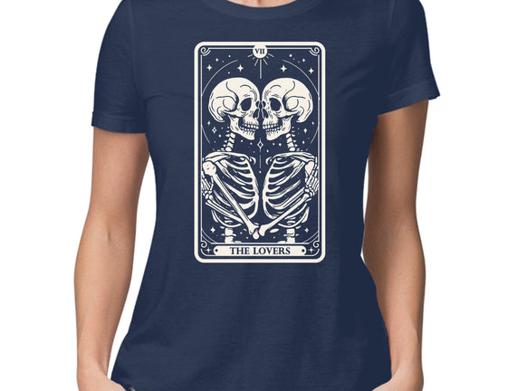 The Lovers Tarot Skull