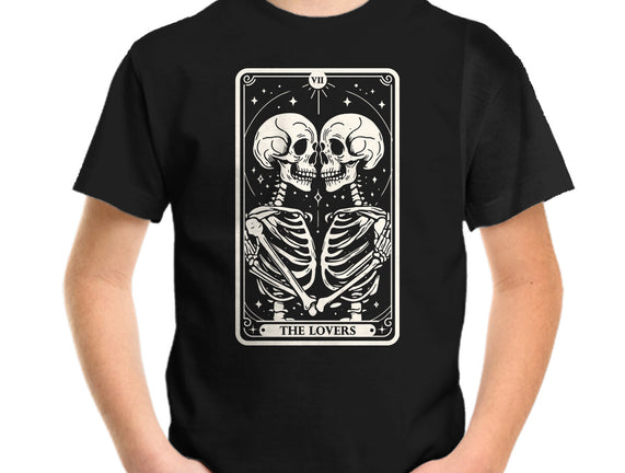 The Lovers Tarot Skull