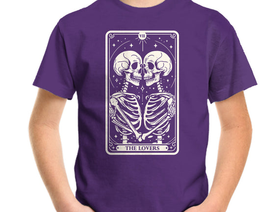 The Lovers Tarot Skull