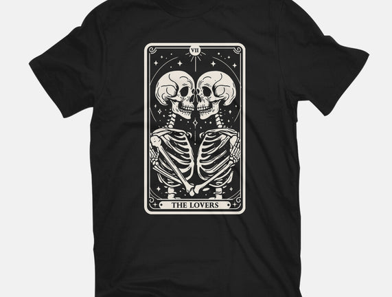 The Lovers Tarot Skull