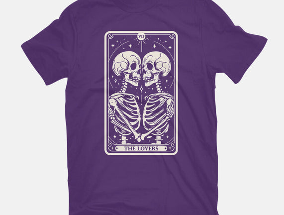 The Lovers Tarot Skull