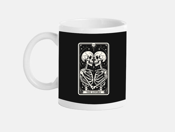 The Lovers Tarot Skull