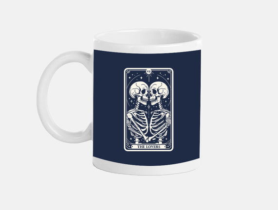 The Lovers Tarot Skull
