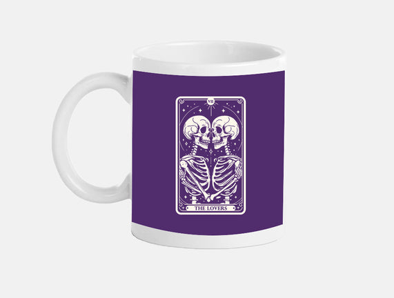 The Lovers Tarot Skull