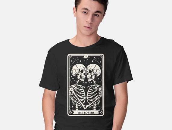 The Lovers Tarot Skull