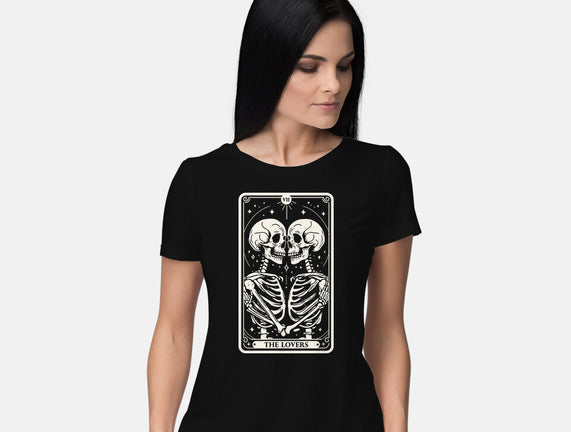The Lovers Tarot Skull