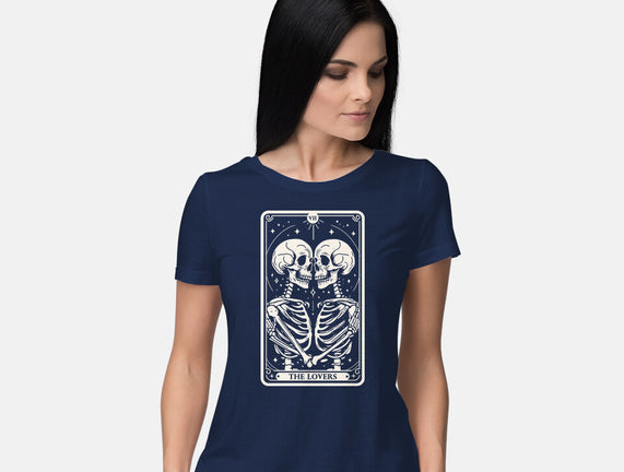 The Lovers Tarot Skull