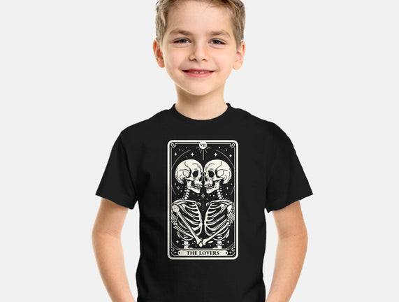 The Lovers Tarot Skull