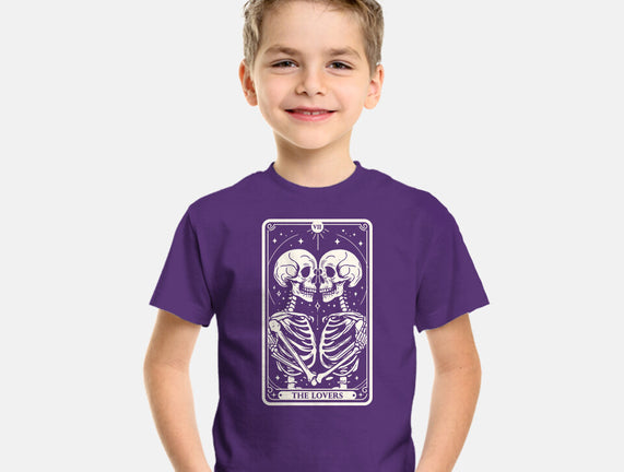 The Lovers Tarot Skull