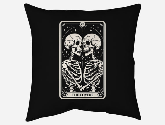 The Lovers Tarot Skull